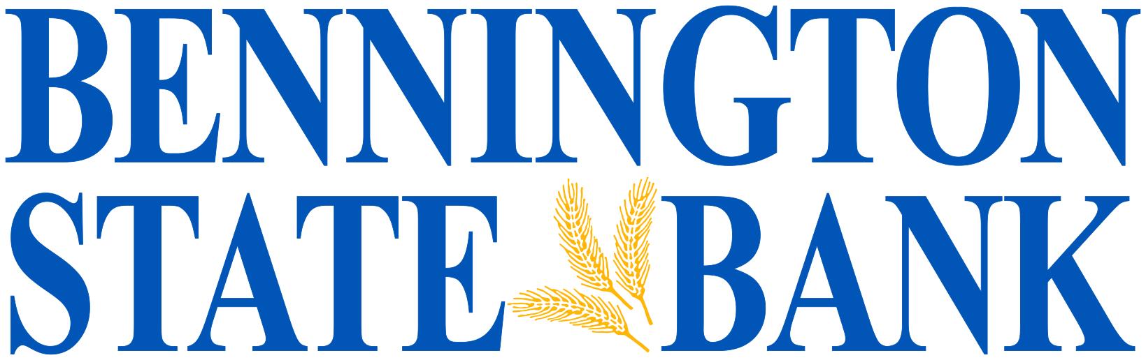 Bennington State Bank Logo 2Color 2935C V2